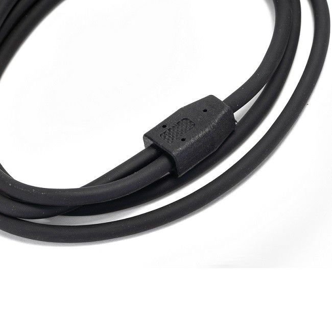 3.5mm نر تا دو RCA نر Y کابل صوتی سیاه طول مختلف کابل
