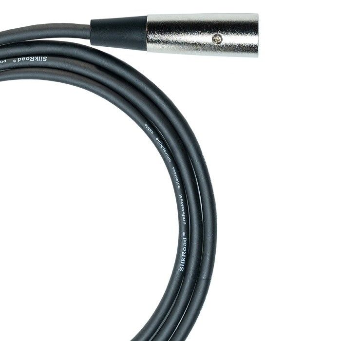 3-9m کابل های میکروفون XLR سیاه XLR مرد به XLR سیم میکروفون زن برای مخلوط کننده میکروفون