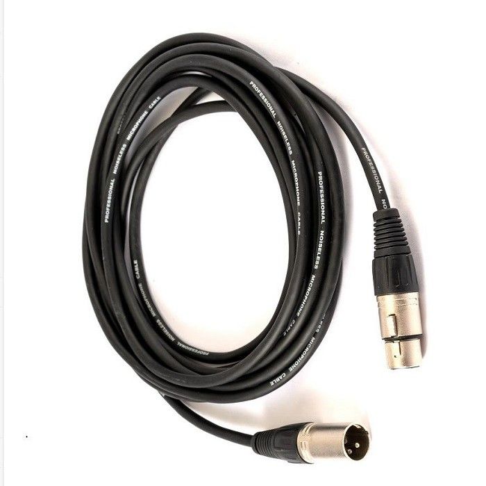 10FT XLR کابل میکروفون مرد به زن برای مخلوط کننده میکروفون