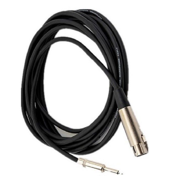 کابل های میکروفون XLR به XLR کابل های میکروفون XLR 1/4 اینچ 10 فوت کابل های میکروفون مرد به زن