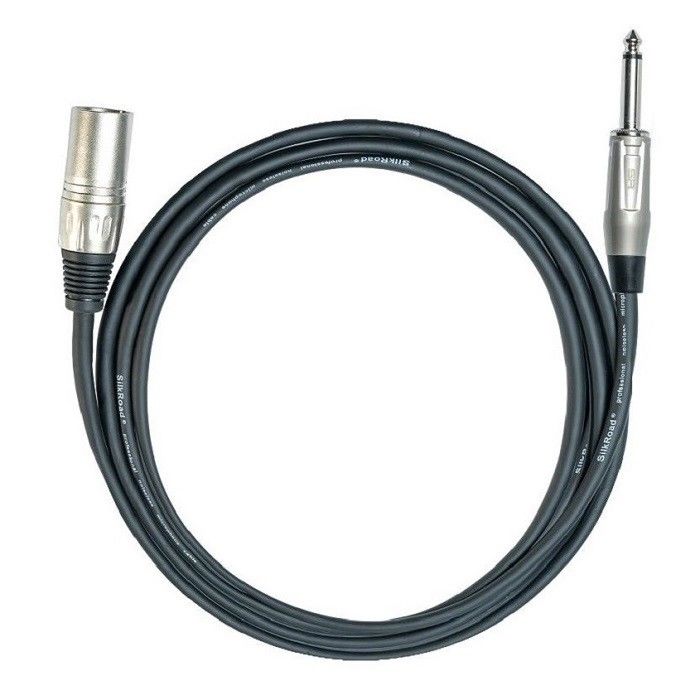 Awg22 XLR کابل های میکروفون 6.35mm 10 فوت کابل XLR XLR تا 1/4 