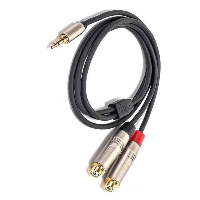 3.5mm Y Splitter Cable به RCA Y Audio Cable 3.5mm استریو به 2* RCA برای اسپیکر