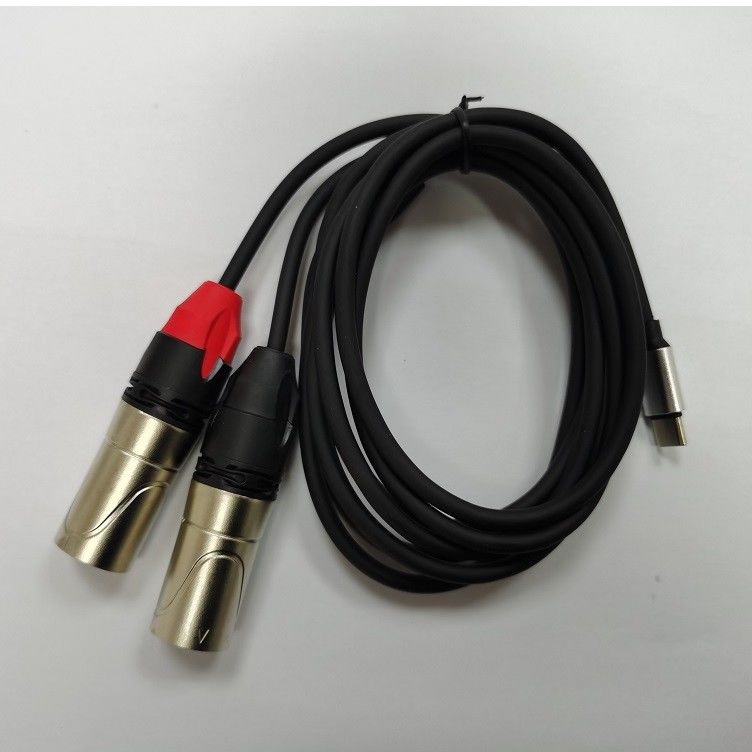 DAC C به کابل صوتی دوگانه XLR Y Splitter ساخته شده در تراشه DAC قدرتمند